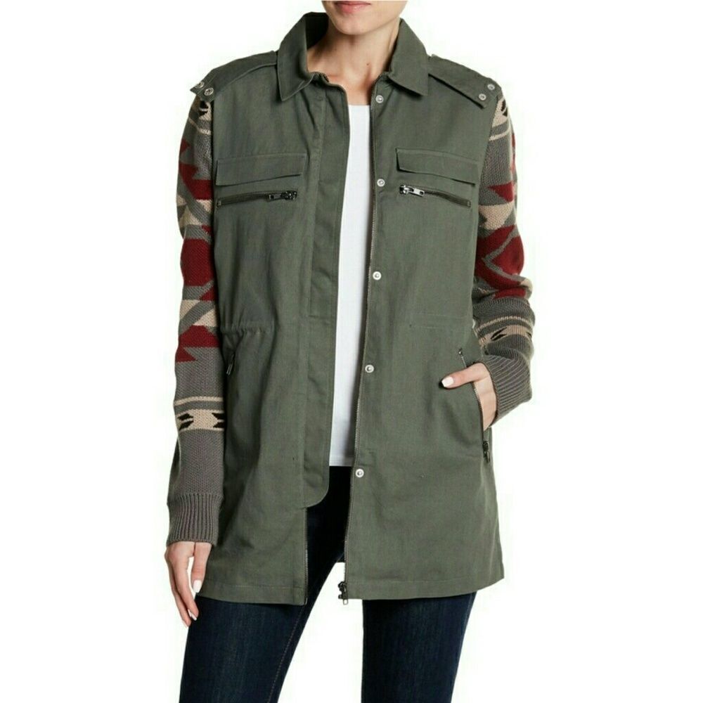 NWT Olive & Oak Utility Jacket. Medium